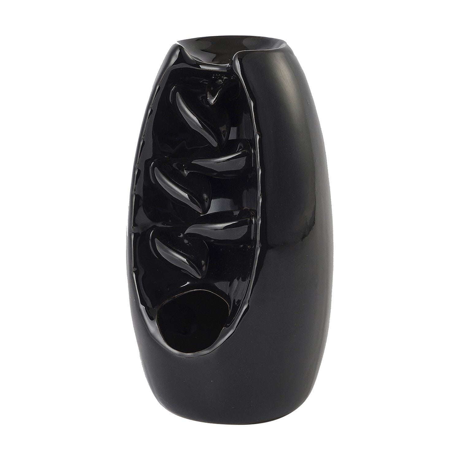 Ceramic Backflow Incense Holder with 120 Incense Cones, 30 sticks, Tweezer and Base 7215008 5
