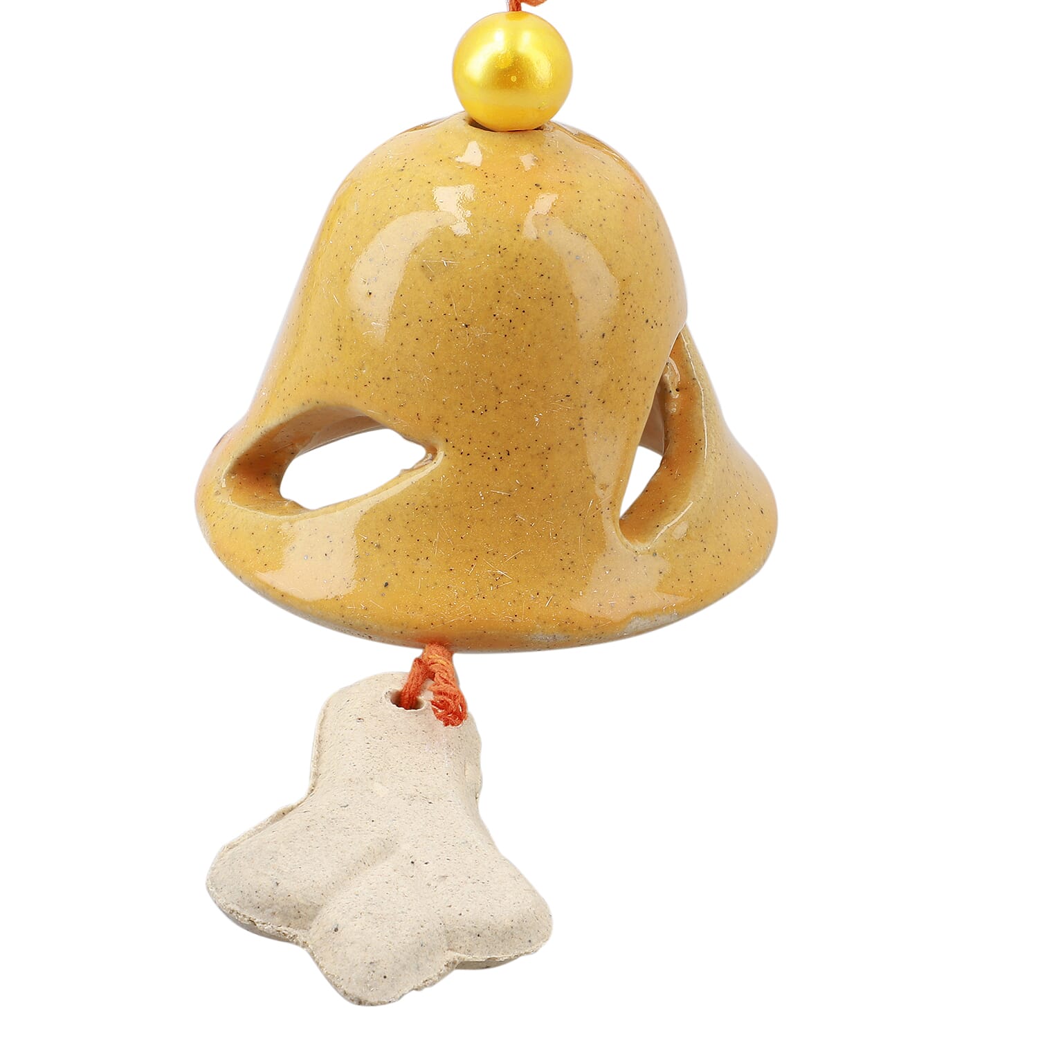 Multi-Tiered Decorative Ceramic Hanging Bells Wind Chime - Multicolour 7339946 8