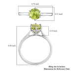 Certified and Appraised RHAPSODY 950 Platinum AAAA Sava Sphene Ring 1.50 Ct, Platinum Wt. 4.50 Gms