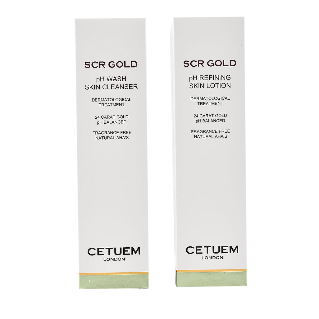 Cetuem Duo Bundle (Incl. PH Skin Cleanser and PH Skin Lotion) with Free Sponge