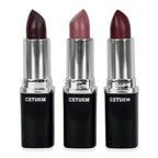 Cetuem Iconic Lipstick Trio Plums Bundle (Incl. Shade No. 45, 17,193)
