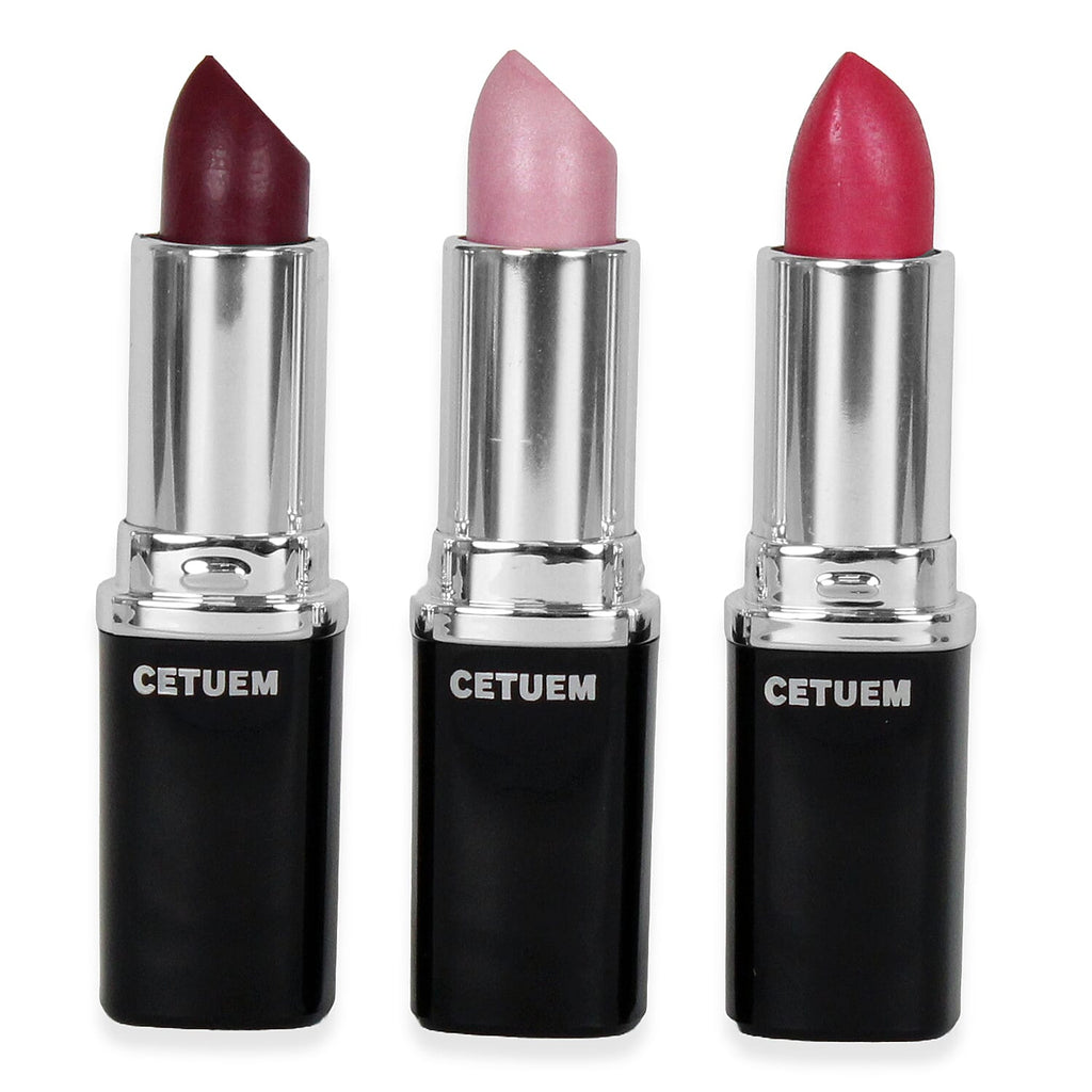 Cetuem Kissable Lipstick Trio Bundle (Incl. Shade No. 43,61,238)