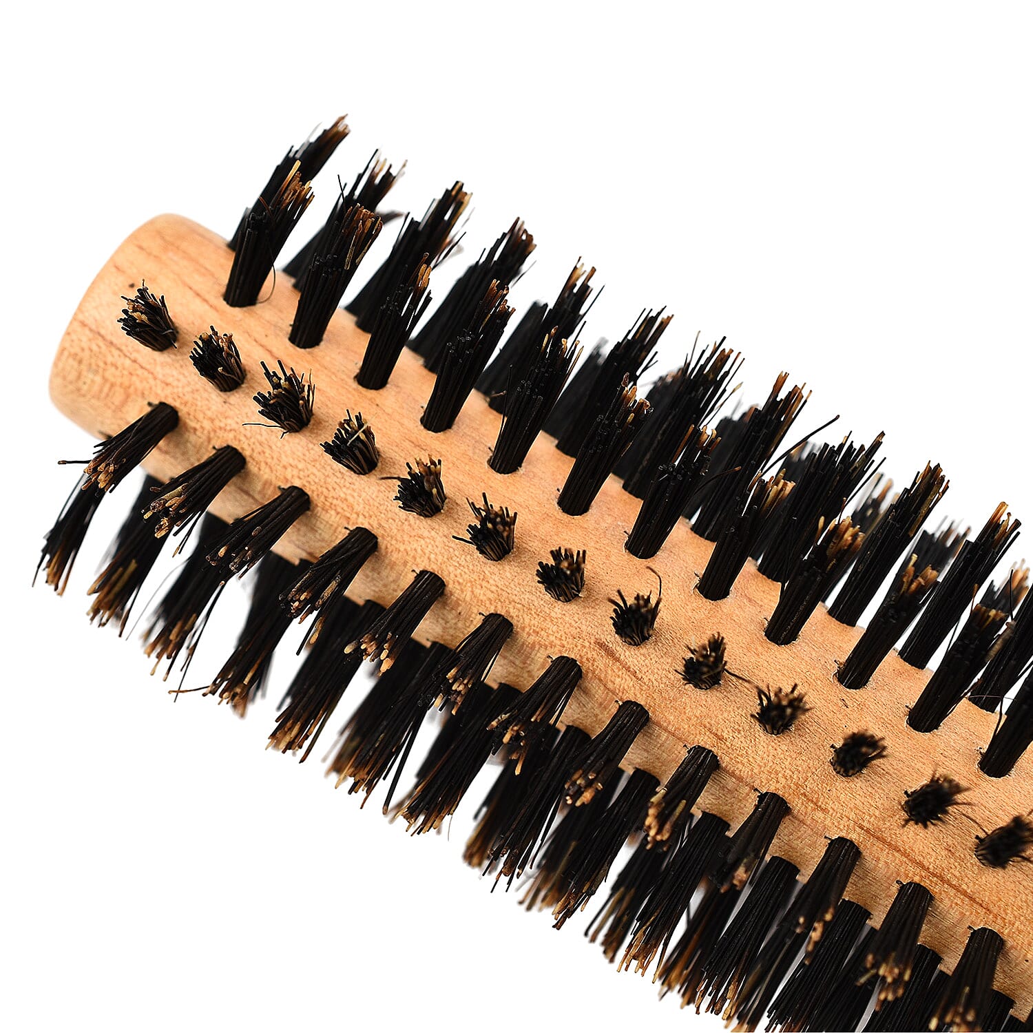 Cetuem Round Bristle Wood Handle Hair Brush (4mm Radius) 7816567 3