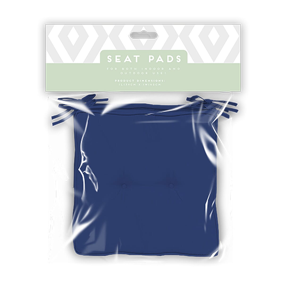 Pack of 2 - Summer Outdoor Seat Pads 7807445 0