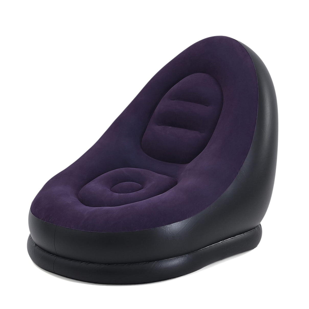 Inflatable Chair with Ottoman Footrest - Navy 8363352 3