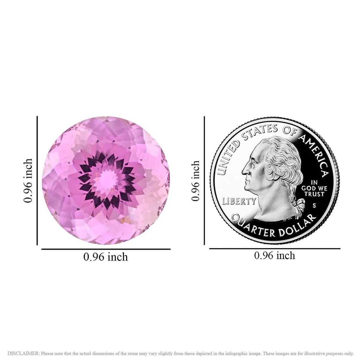 Chairman Vault Collection  - Certified and Appraised AAAA Patroke Kunzite Loose Gemstone (Rnd Shape) 70.88 ct. 7755823 4