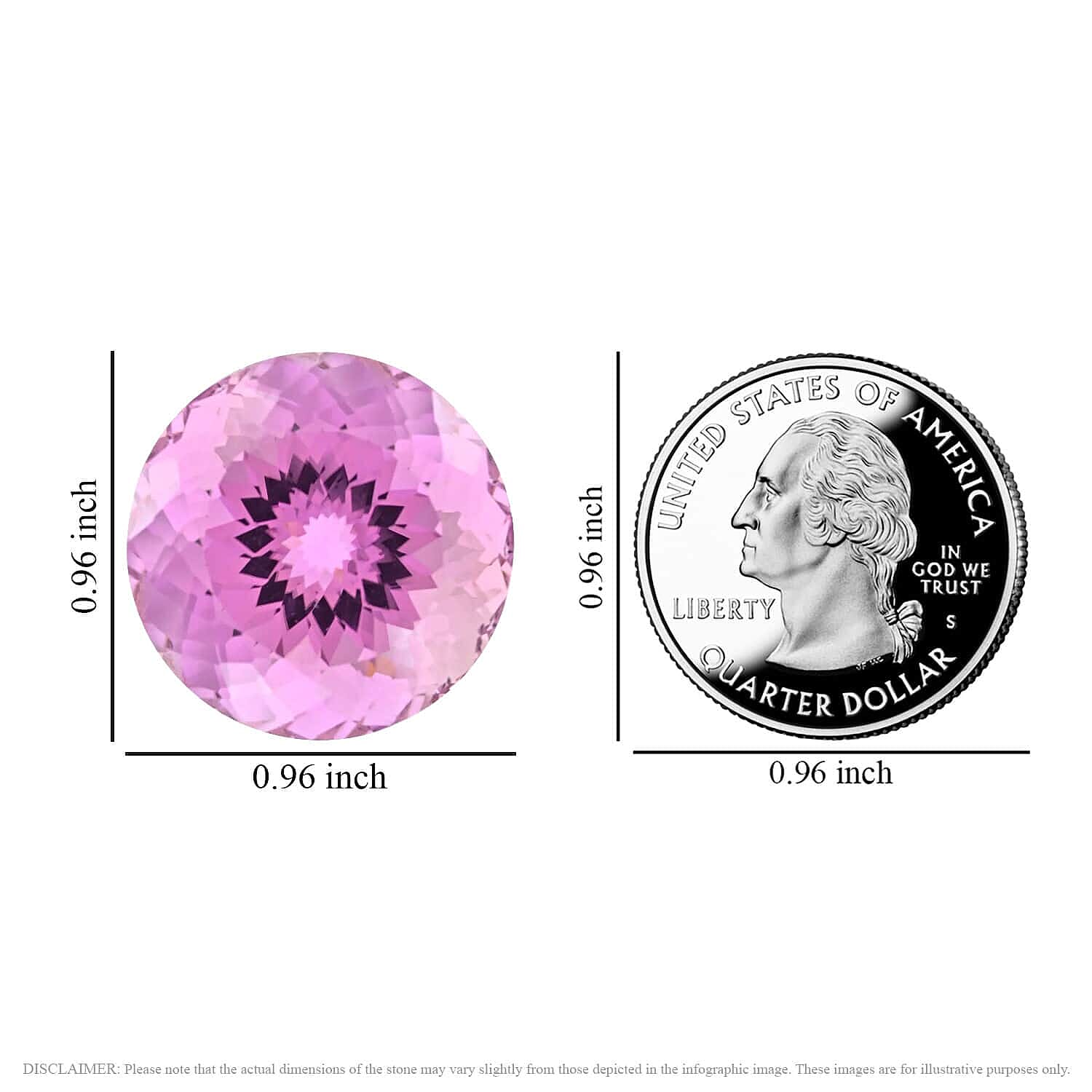 Chairman Vault Collection  - Certified and Appraised AAAA Patroke Kunzite Loose Gemstone (Rnd Shape) 70.88 ct. 7755823 4