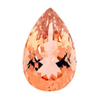Certified and Appraised AAAA Marropino Morganite Loose Gemstone (Pear Shape) 18.62 ct.