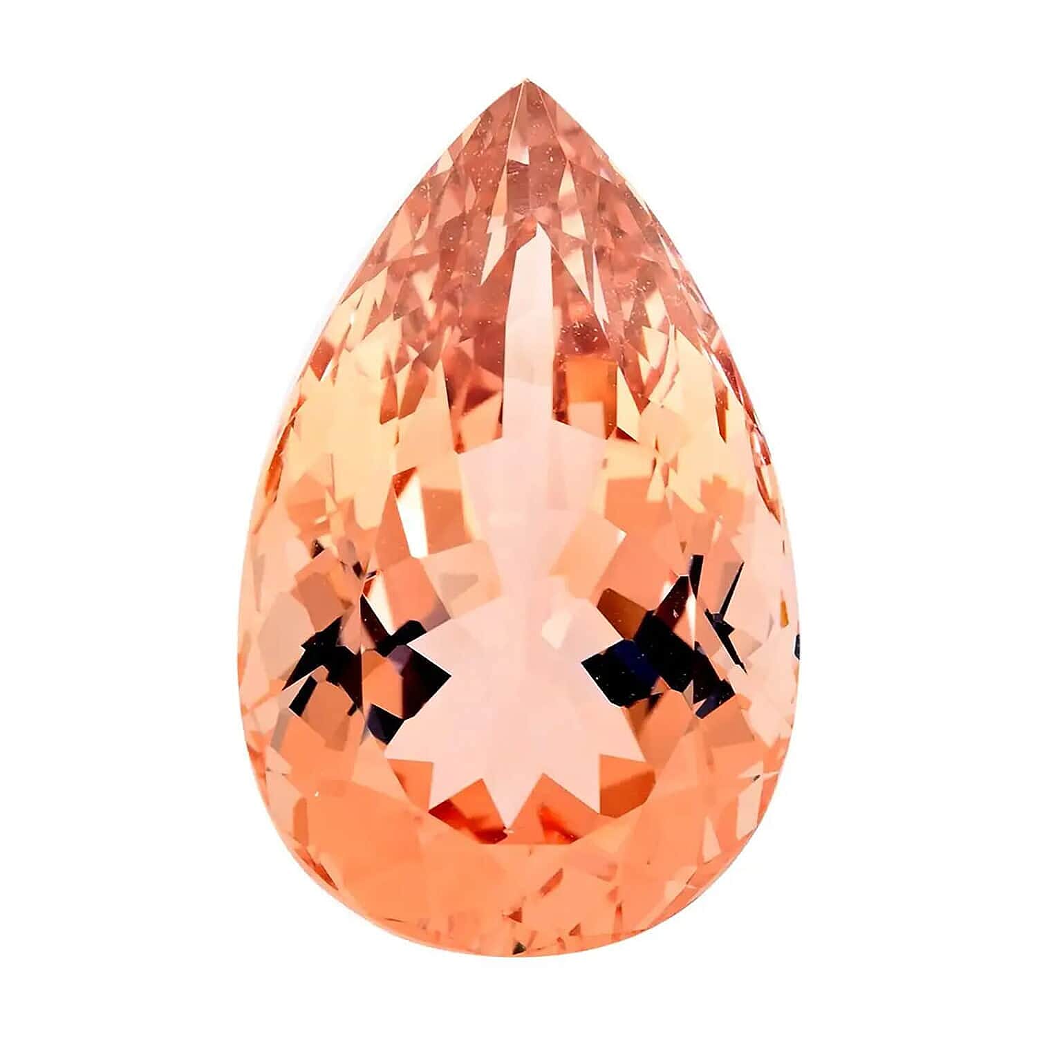 Chairman Vault Collection - Certified and Appraised AAAA Marropino Morganite Loose Gemstone (Pear Shape) 18.62 ct. 7755831 0