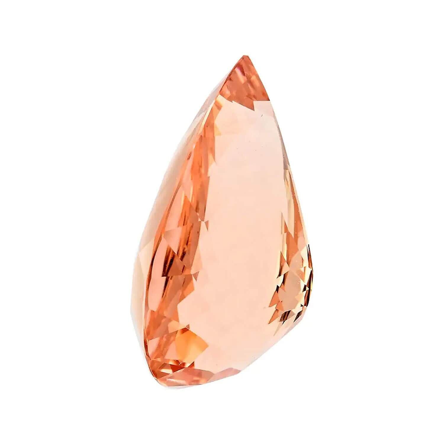 Chairman Vault Collection - Certified and Appraised AAAA Marropino Morganite Loose Gemstone (Pear Shape) 18.62 ct. 7755831 2