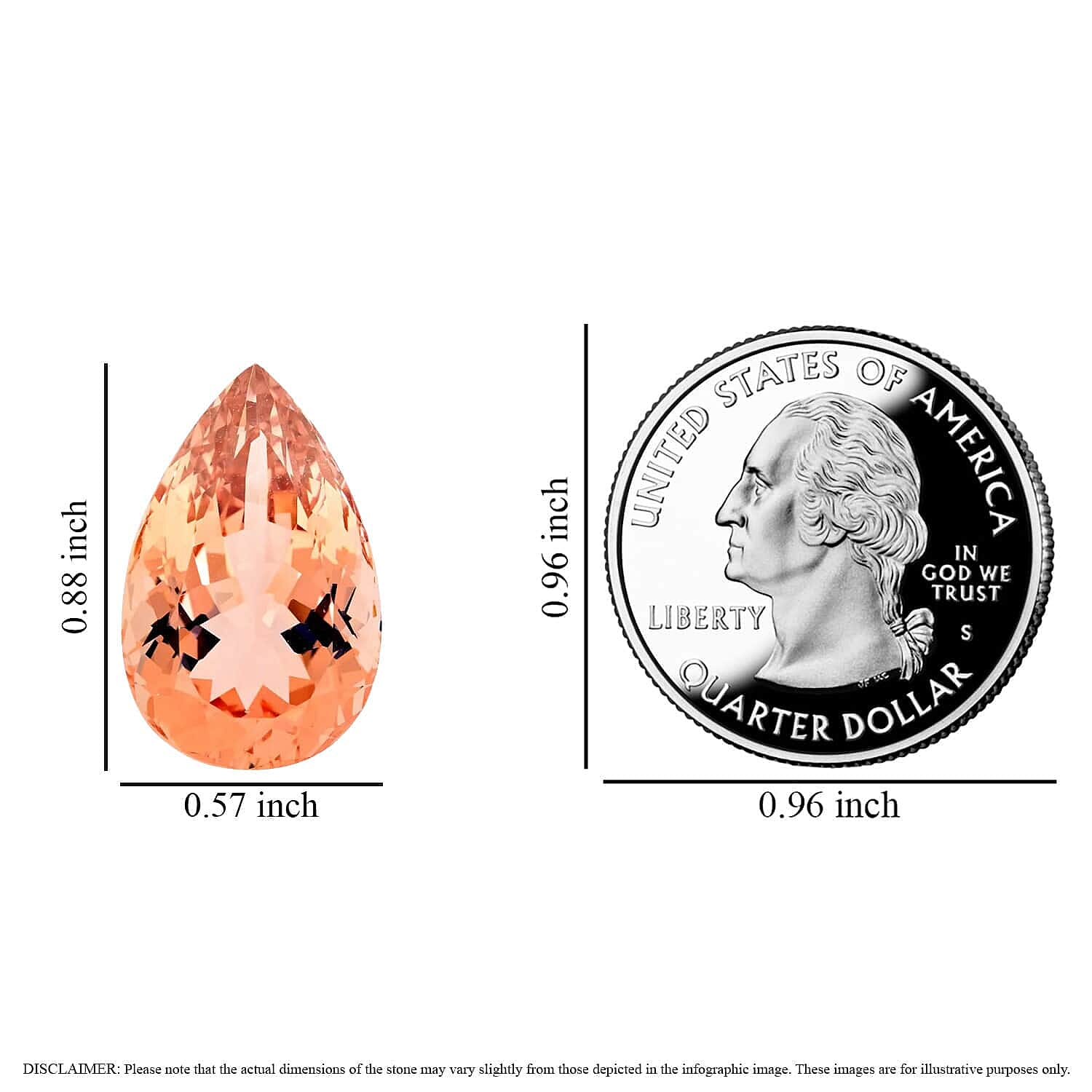 Chairman Vault Collection - Certified and Appraised AAAA Marropino Morganite Loose Gemstone (Pear Shape) 18.62 ct. 7755831 4