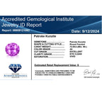 Certified and Appraised AAAA Patroke Kunzite Loose Gemstone (Rnd Shape) 70.88 ct.