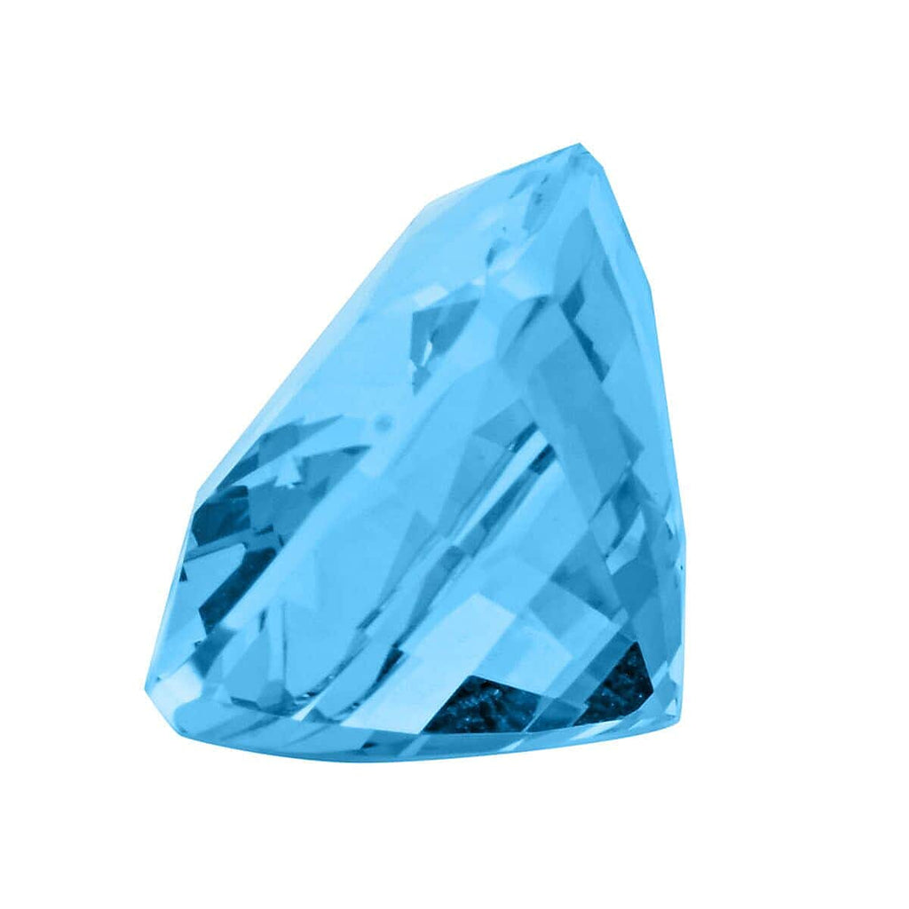 Certified and Appraised AAAA Santa Maria Aquamarine Loose Gemstone (Cush Shape) 8.31 ct.