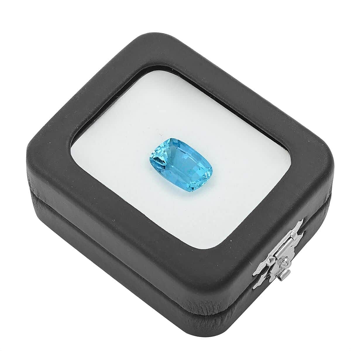 Chairman Vault Collection - Certified and Appraised AAAA Santa Maria Aquamarine Loose Gemstone (Cush Shape) 8.31 ct. 7878104 3