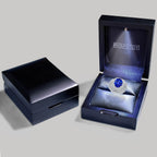Certified and Appraised RHAPSODY 950 Platinum AAAA Tanzanite, Diamond E-F VS Halo Ring, 20.10 Ct