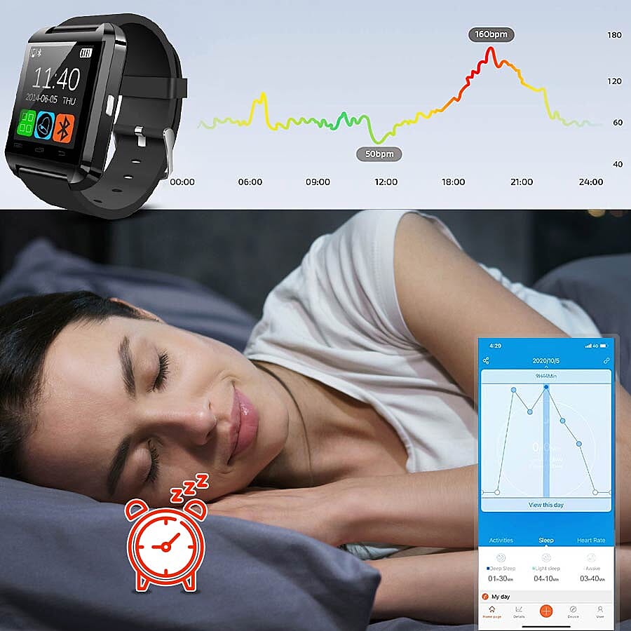 Challenger: Bluetooth Phone Watch - Black 6025070 3