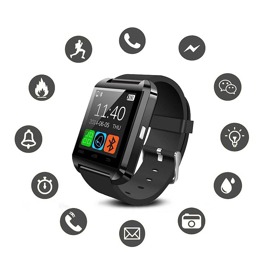 Challenger- Bluetooth Smart Watch - Black