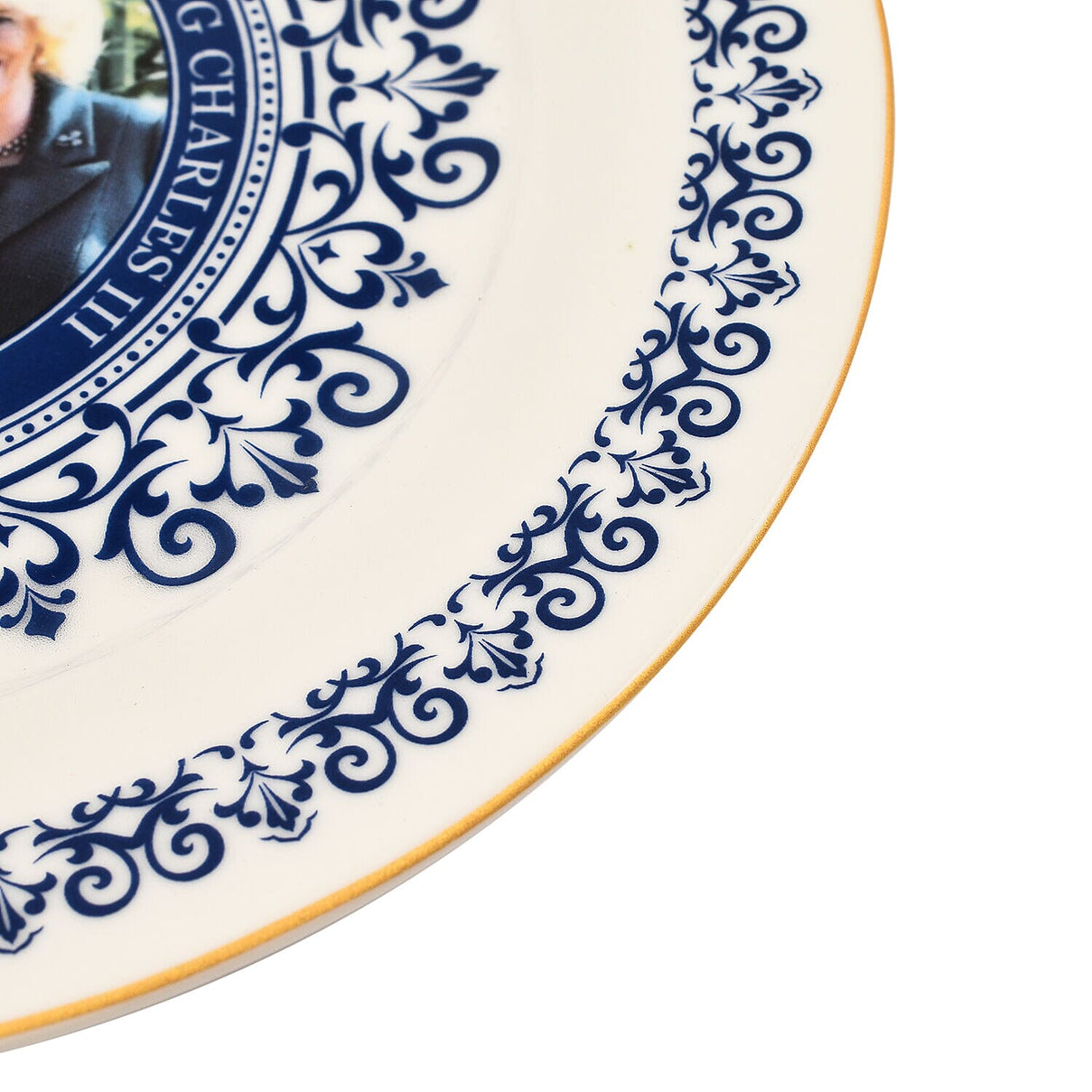 Charles &amp; Camilla Commemorative Plate ( Diameter - 8inch) - Blue 7481649 5