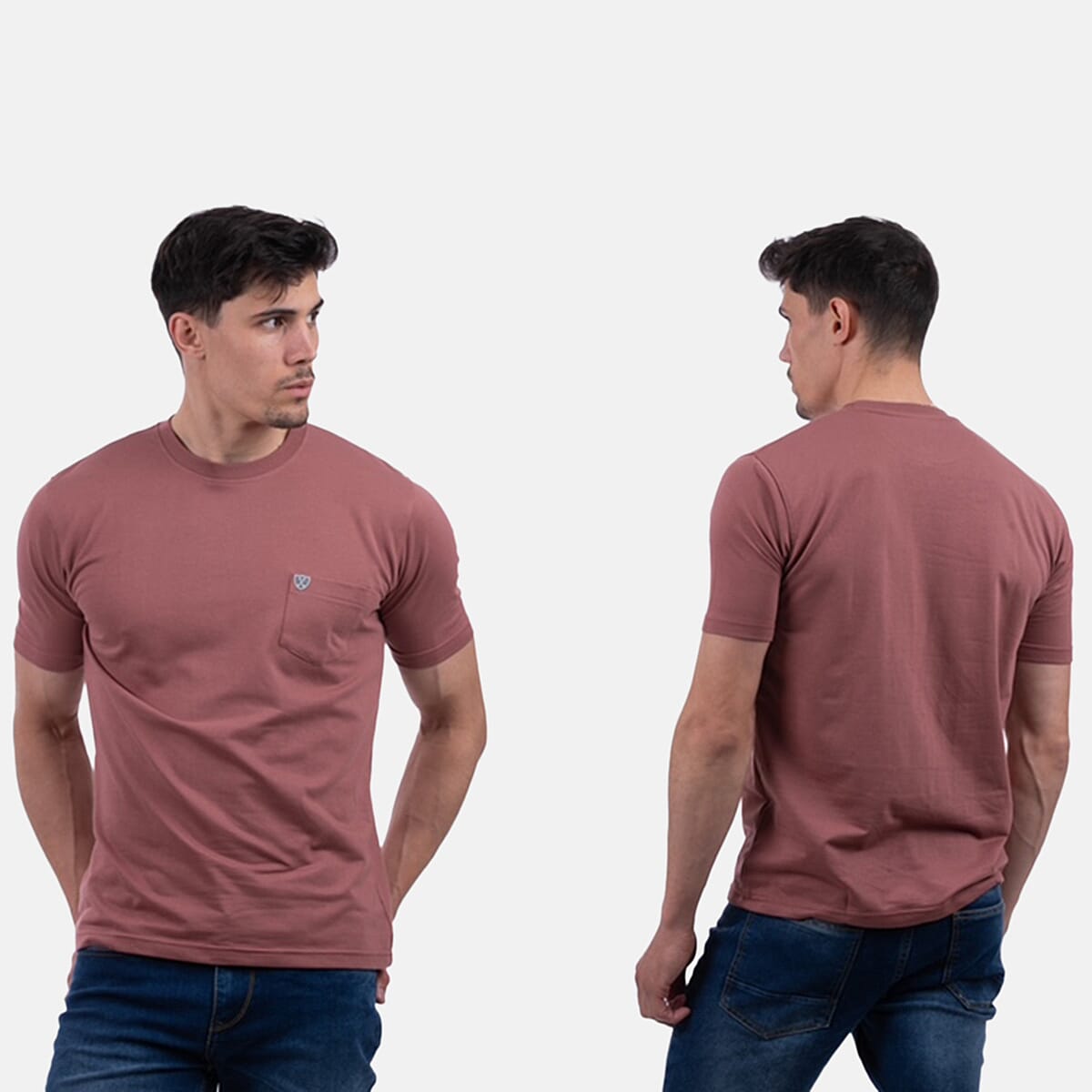 Charles Norton Chest Pocket T-Shirt (Size M, Fit 12 to 14) - Rust V32513151 0