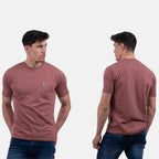 Charles Norton Chest Pocket T-Shirt (Size M, Fit 12 to 14) - Rust
