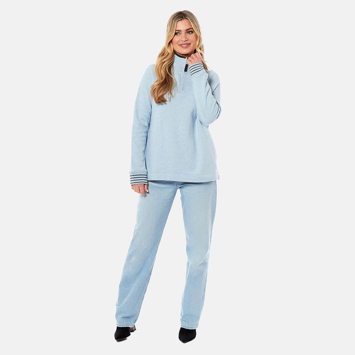 Charlotte West Cotton Knitted Funnel Sweatshirt 7929727 2