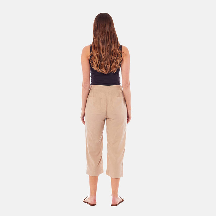 Charlotte West Ladies Linen Blend 3-4 Trousers 7660767 2