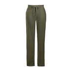 Charlotte West Linen Blend Ladies Trouser (Size 12) - Khaki