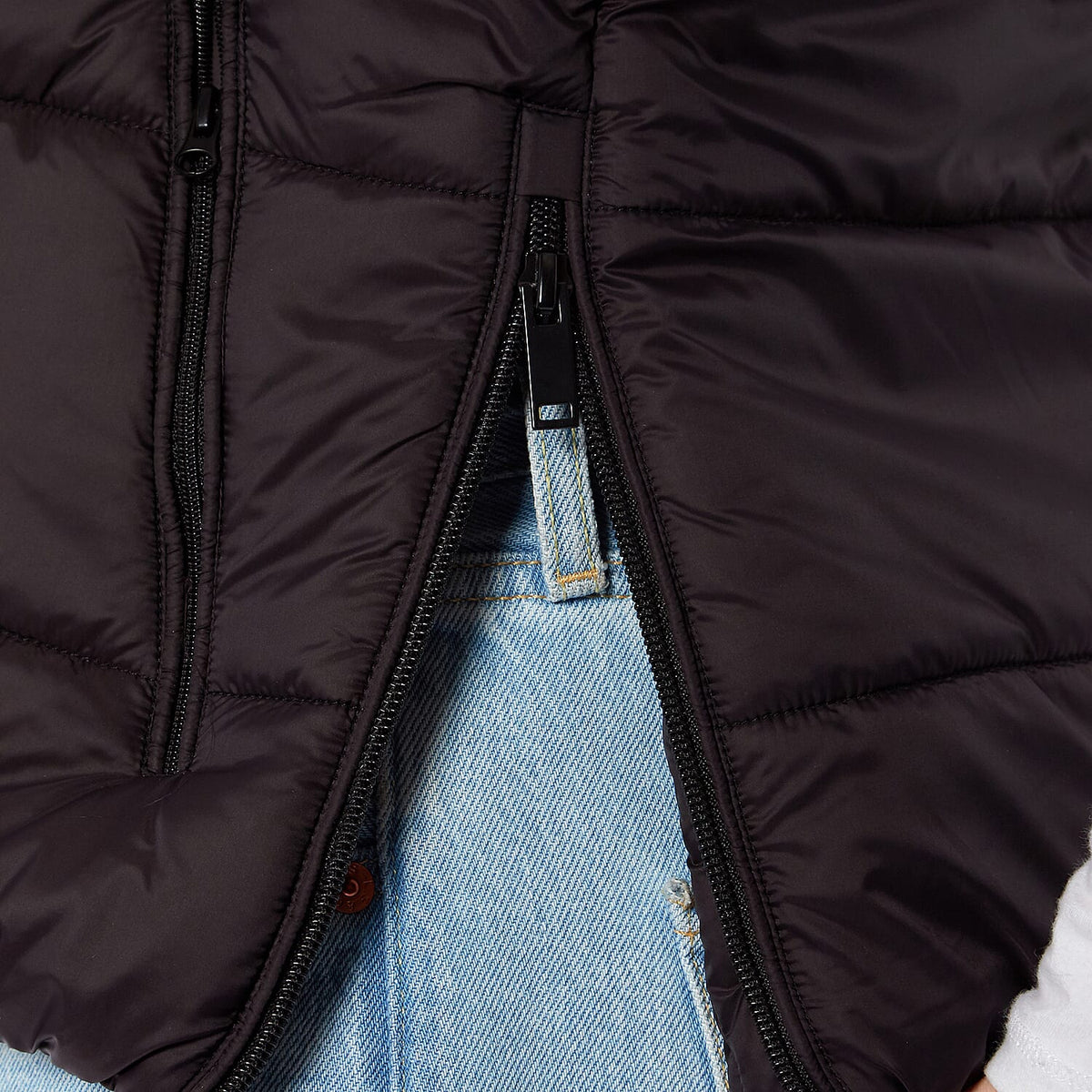 Designer Closeout - Charlotte West Padded Gilet with Hood  - Black (Size 10)- Limited Stock V32442996 4