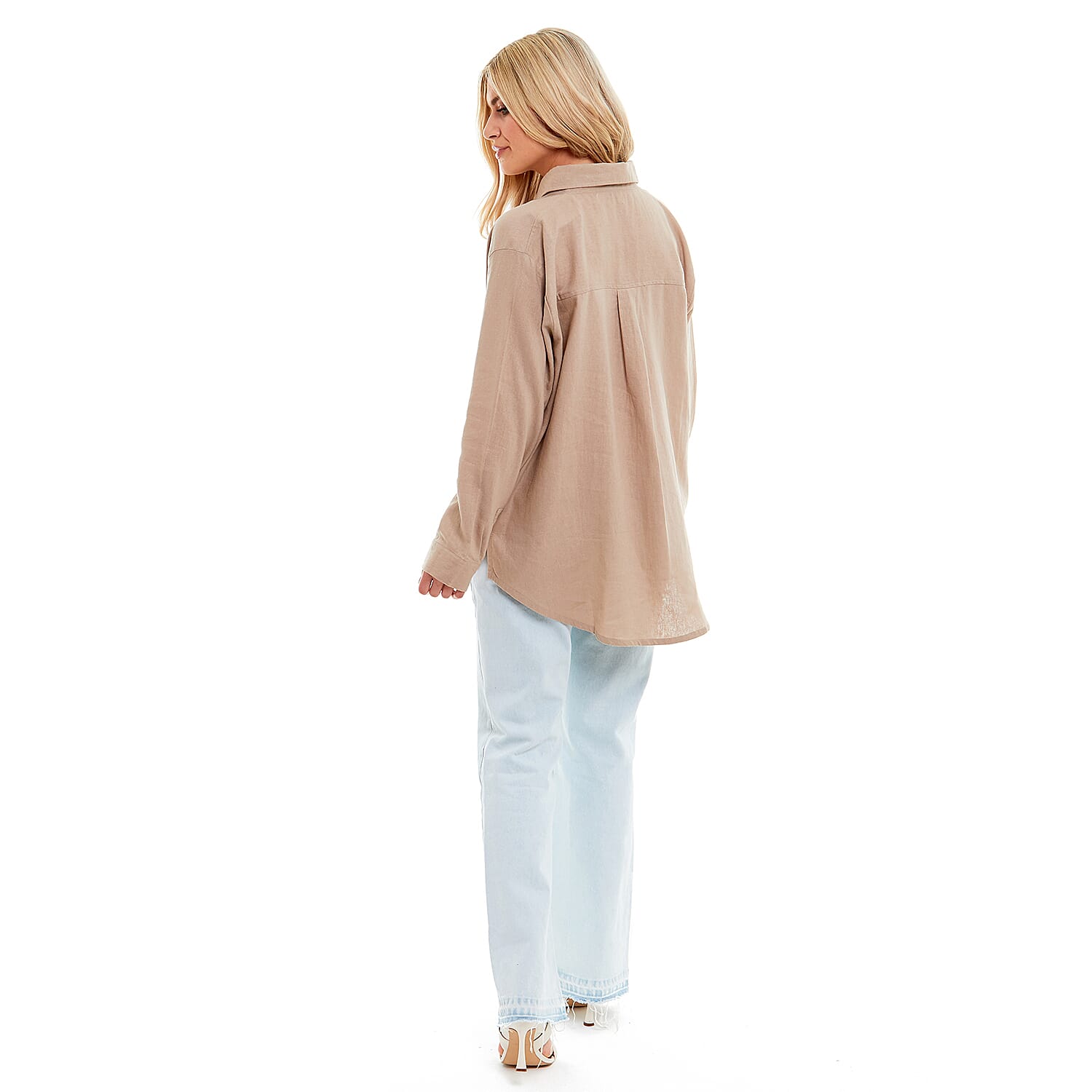 Charlotte West Ladies Linen Oversized Shirt 7659752 3