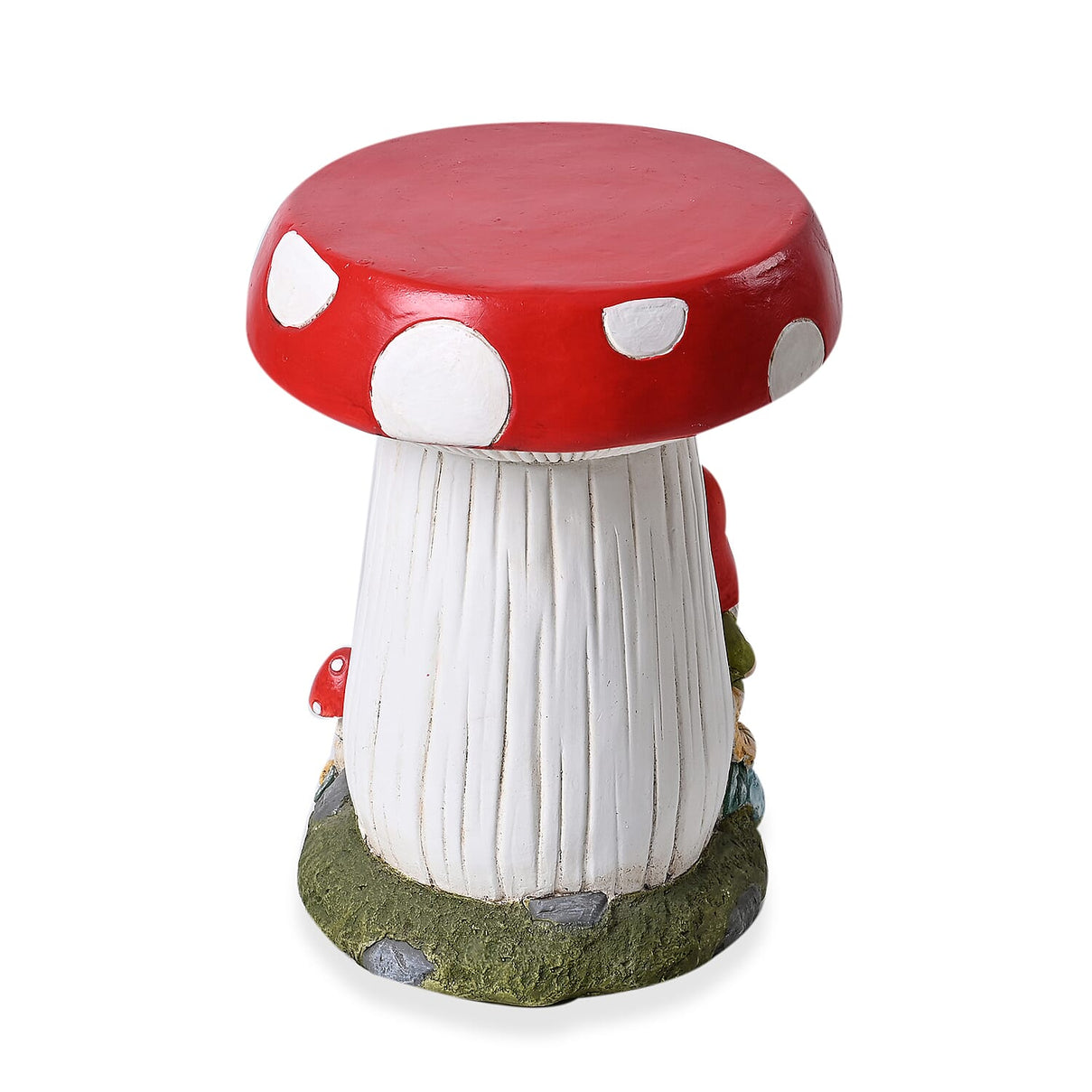 Mushroom House Stool (32x32x43 cm) - Red &amp; White 8108349 3