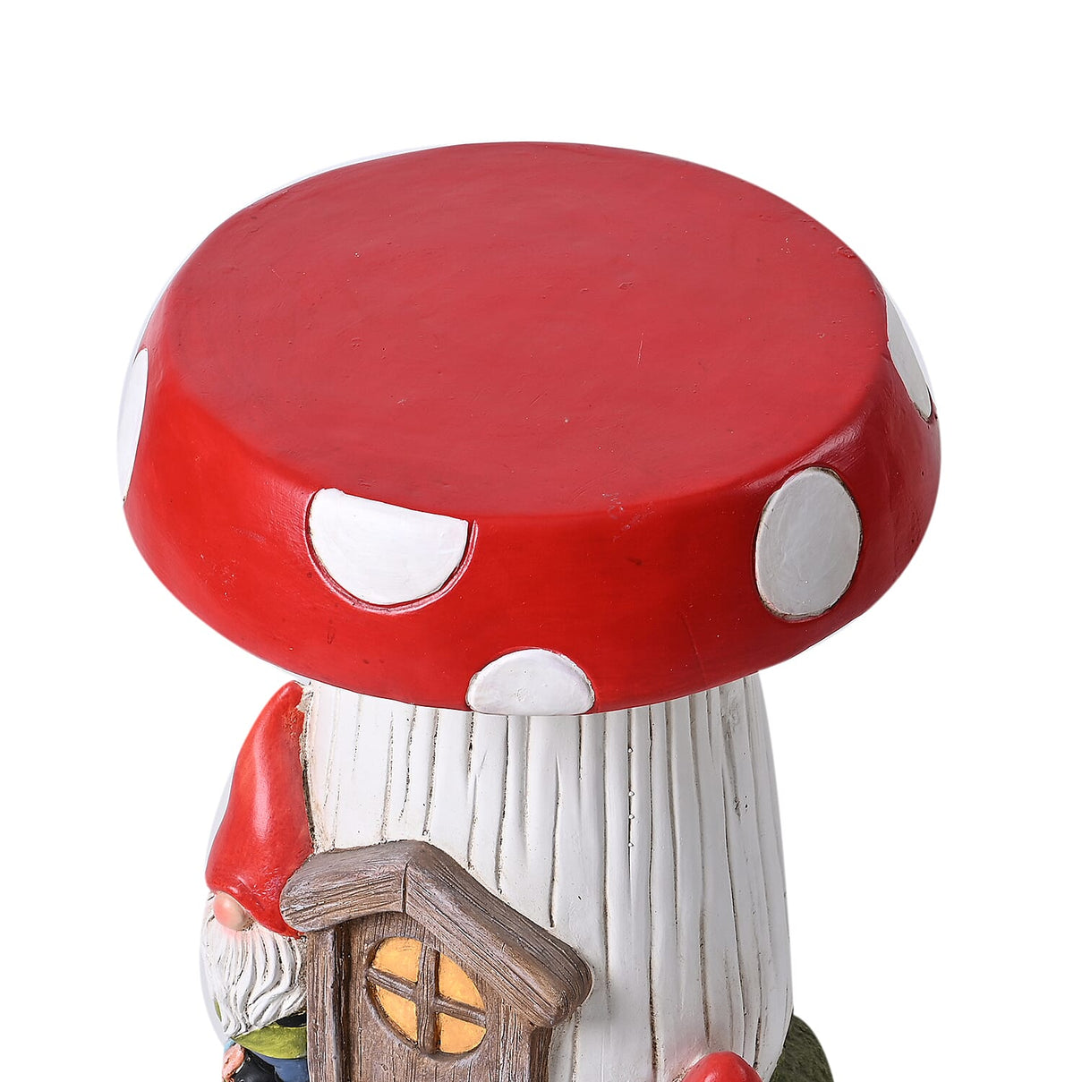 Mushroom House Stool (32x32x43 cm) - Red &amp; White 8108349 4