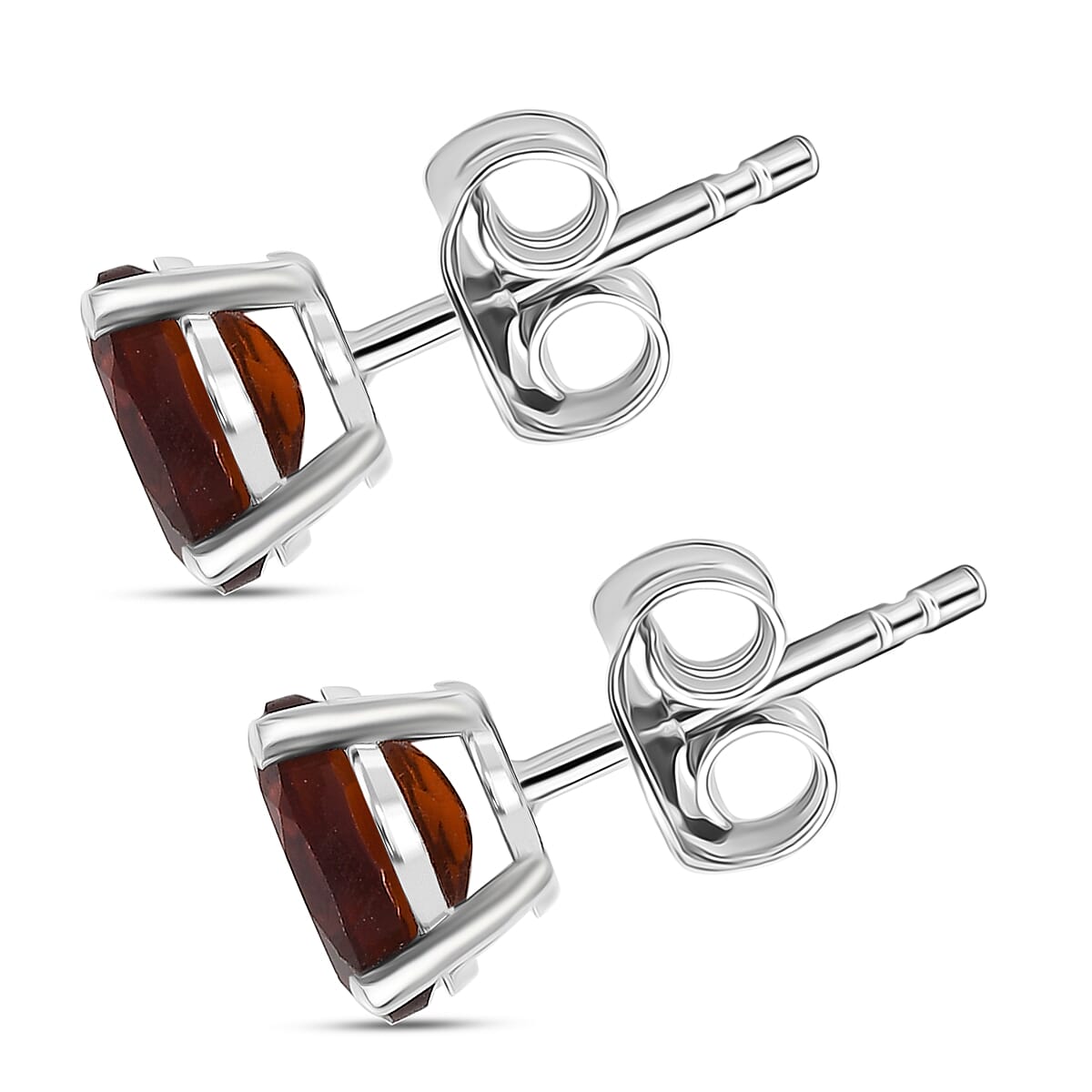 Cherry Citrine Earring with Push Back in Platinum Overlay Sterling Silver 1.72 Ct. 8273215 4