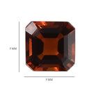 Cherry Citrine Octagon 5x5 mm
