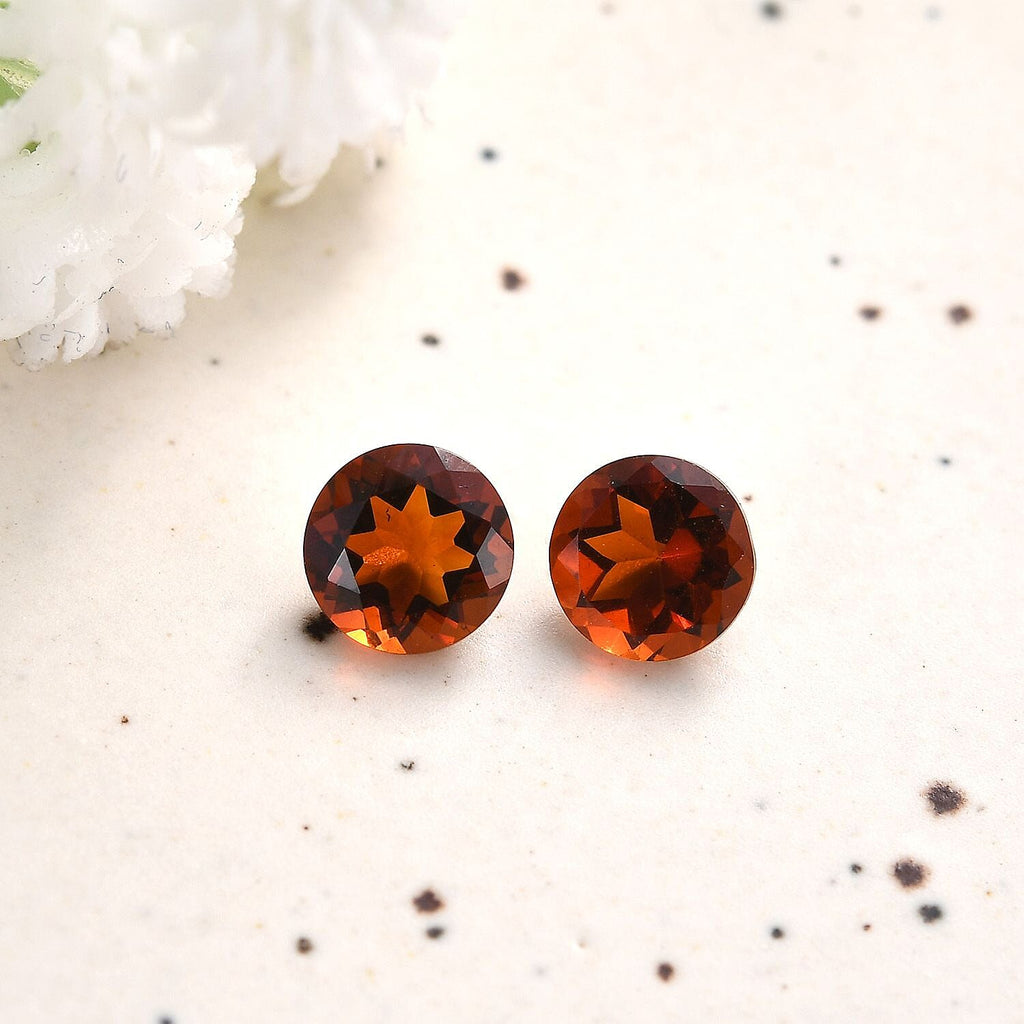 Cherry Citrine Round 6 mm