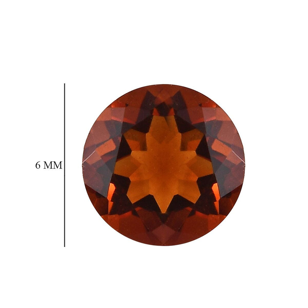Cherry Citrine Round 6 mm