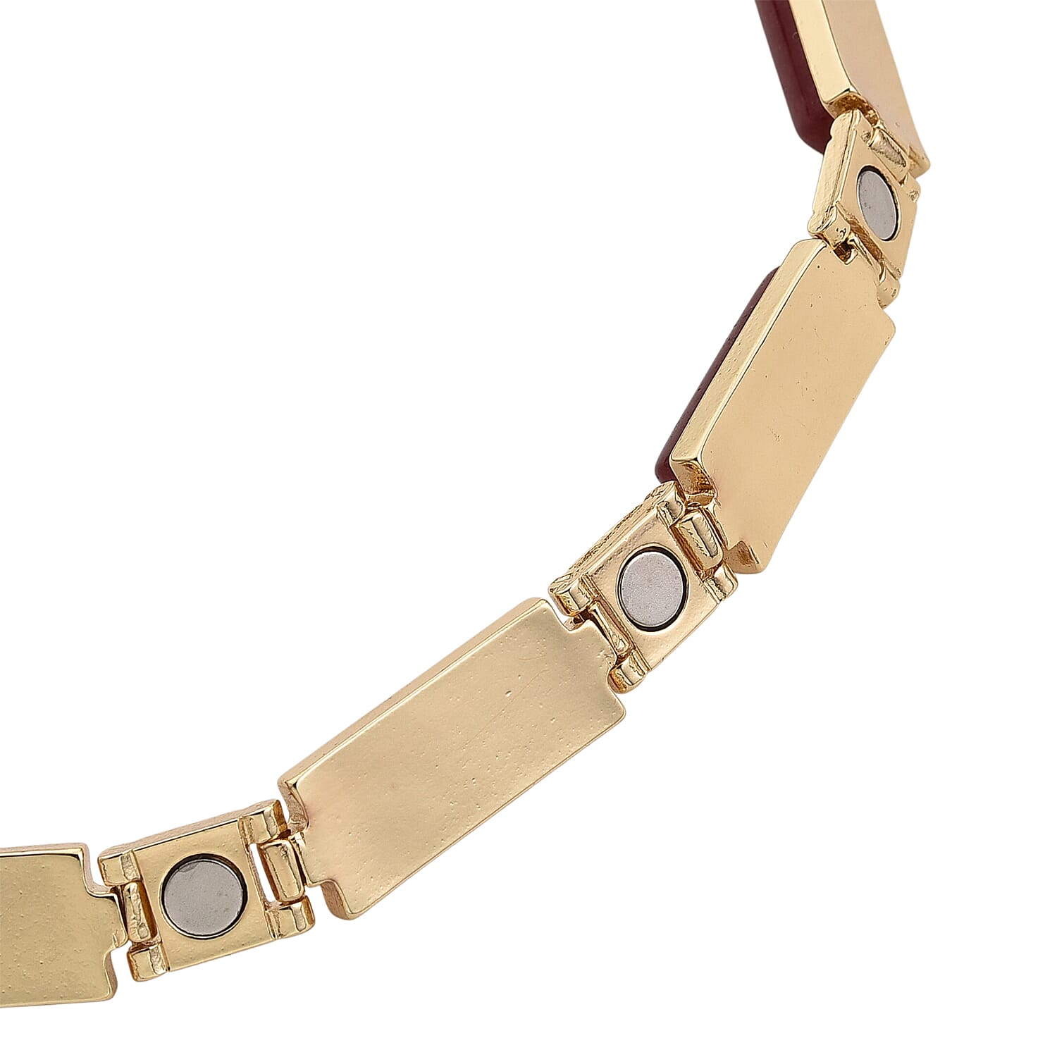 Designer Inspired - Cherry Quartz Magnetic Therapy Necklace (Size - 16) 50.00 Ct. V32512854 6