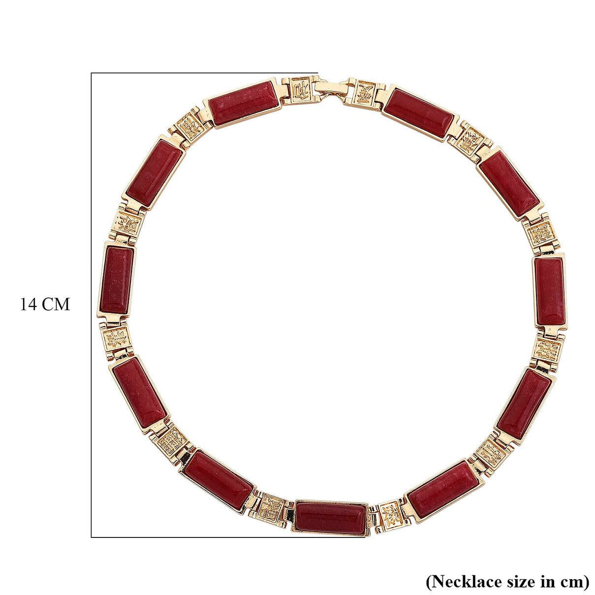Designer Inspired - Cherry Quartz Magnetic Therapy Necklace (Size - 16) 50.00 Ct. V32512854 7