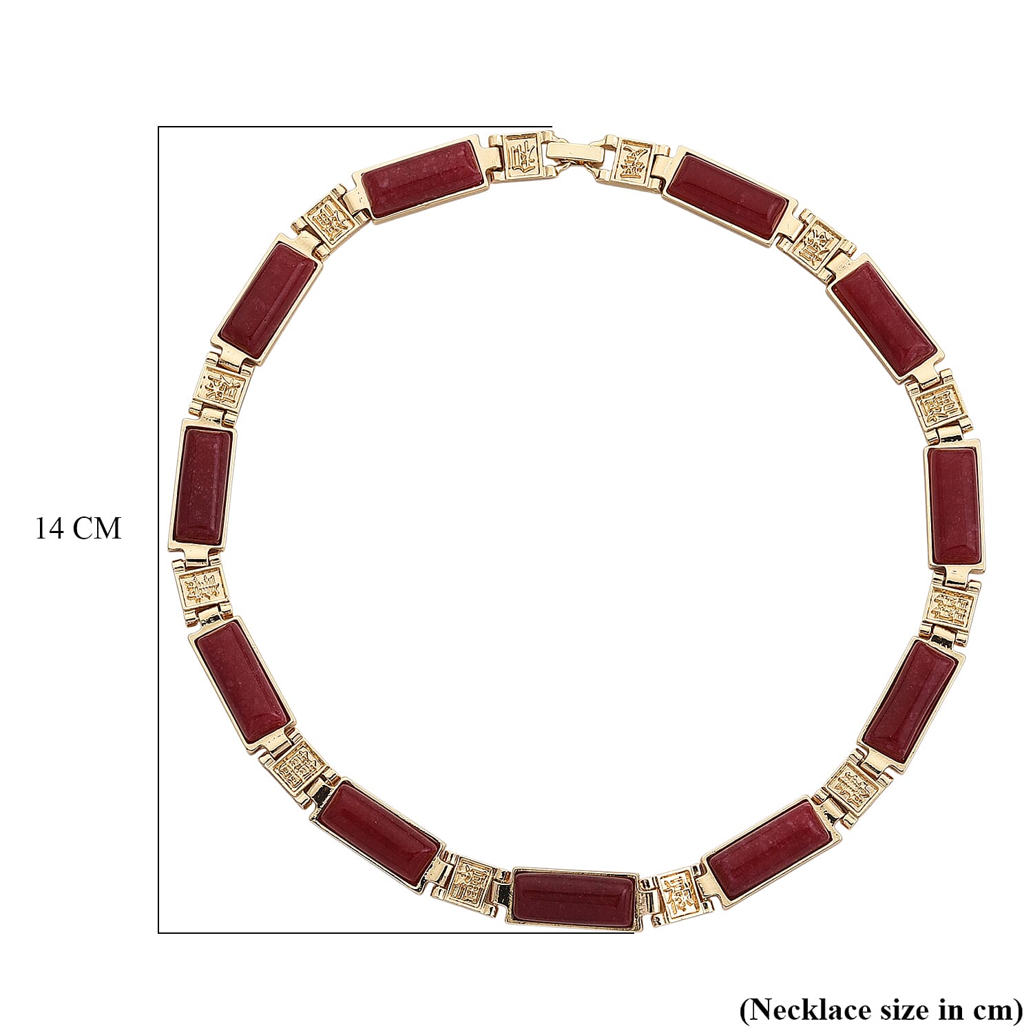 Designer Inspired - Cherry Quartz Magnetic Therapy Necklace (Size - 16) 50.00 Ct. V32512854 7