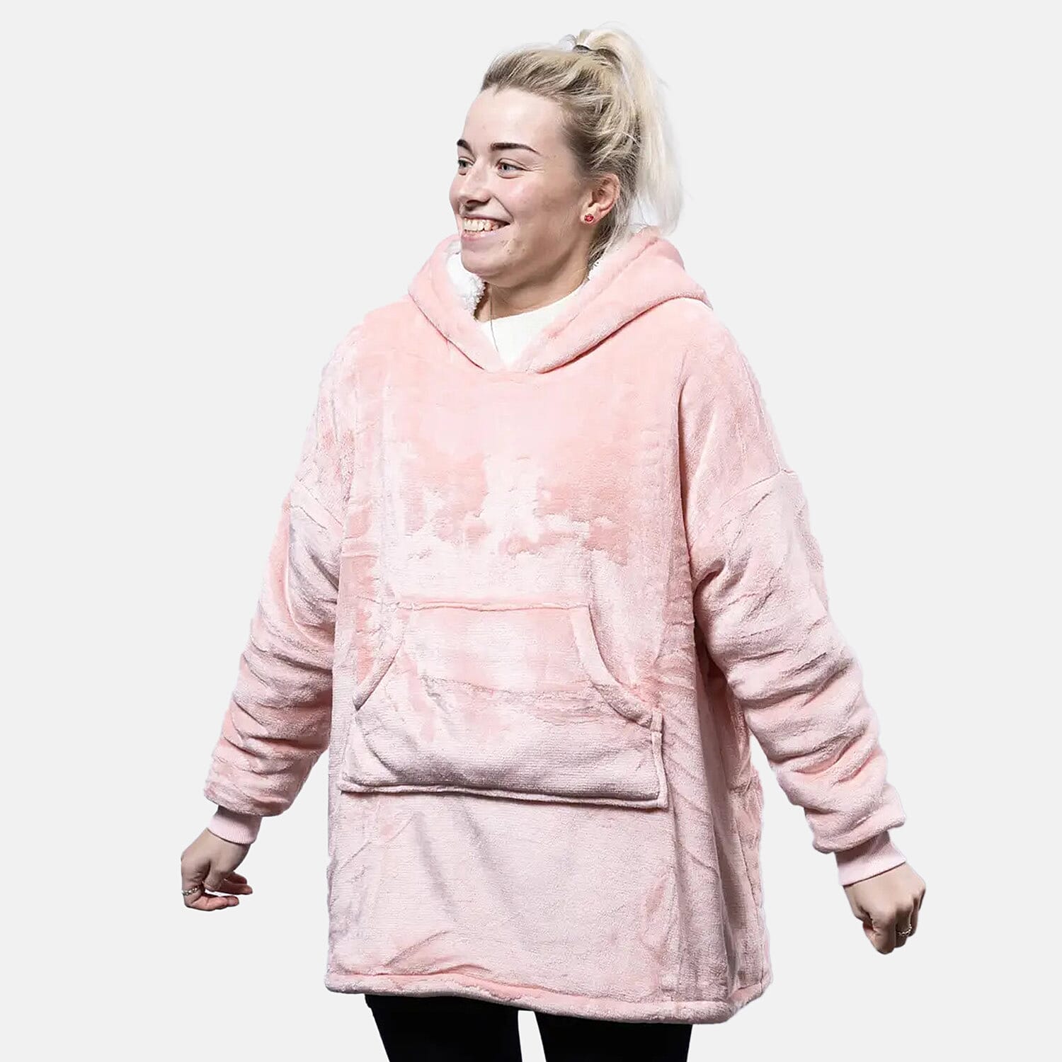 Oversized Hoodie Blanket - Pink 8326316 2
