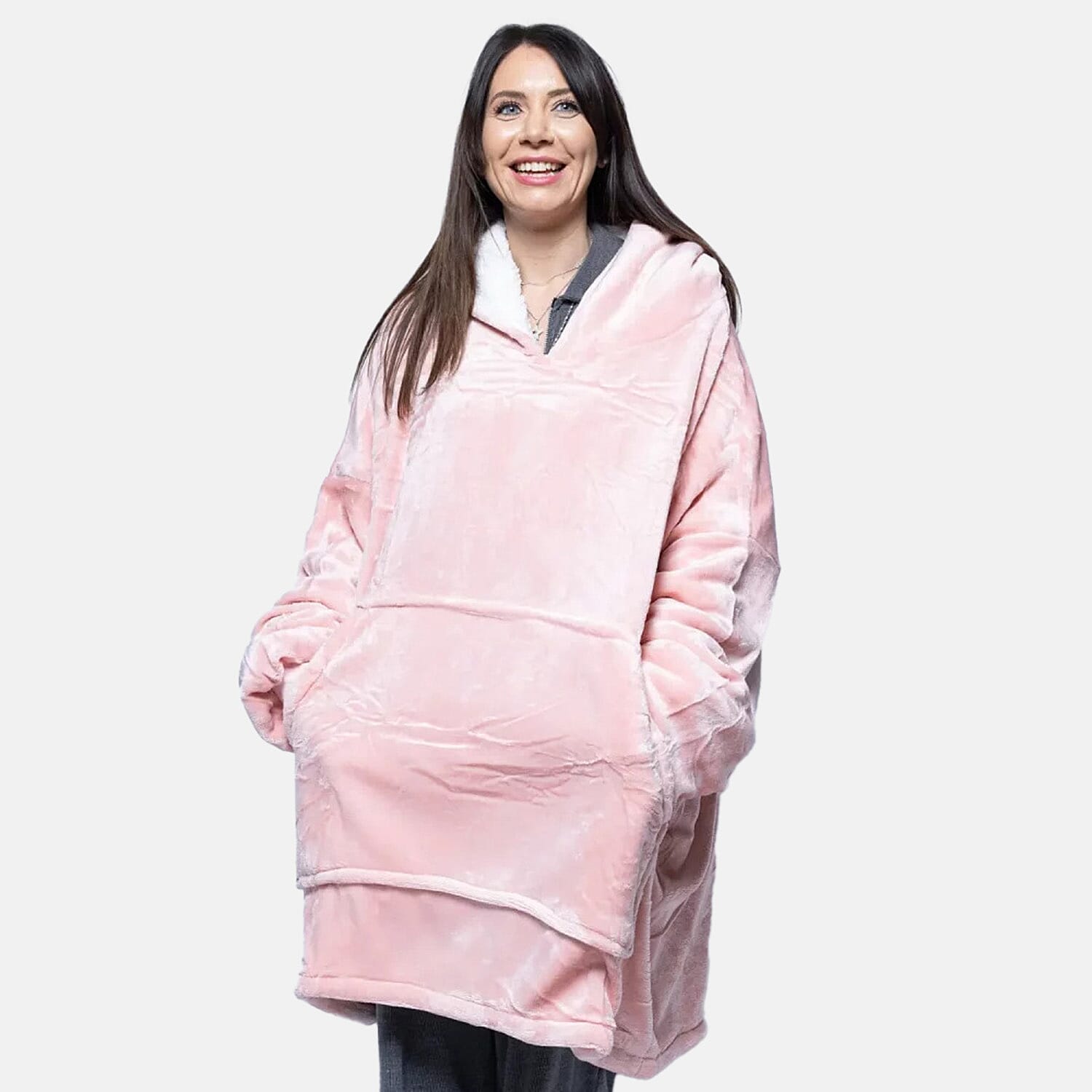 Oversized Hoodie Blanket - Pink 8326316 5