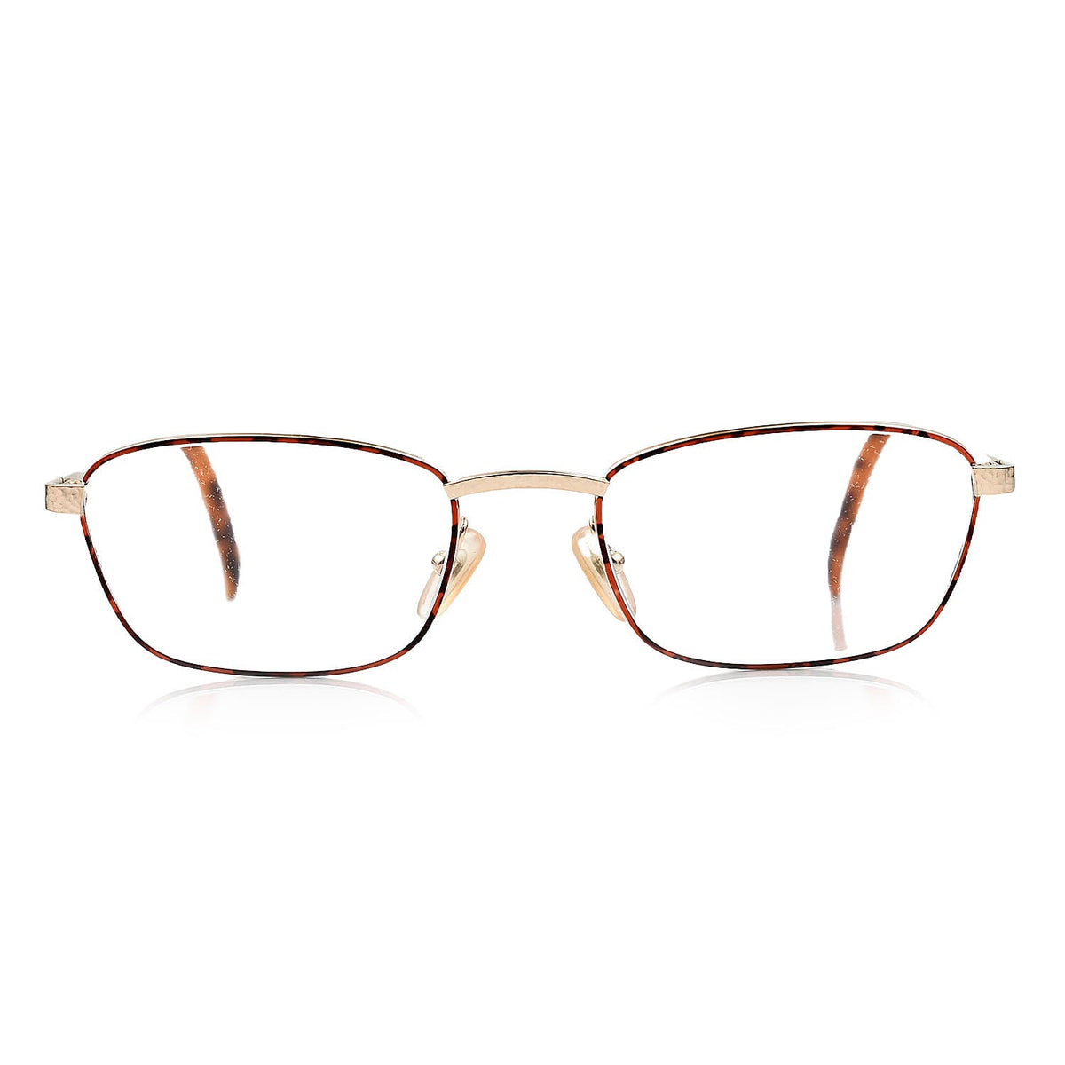 Christian Dior Rectangular Metal Tort Frame Readers (Power 2.0) 7726077 3