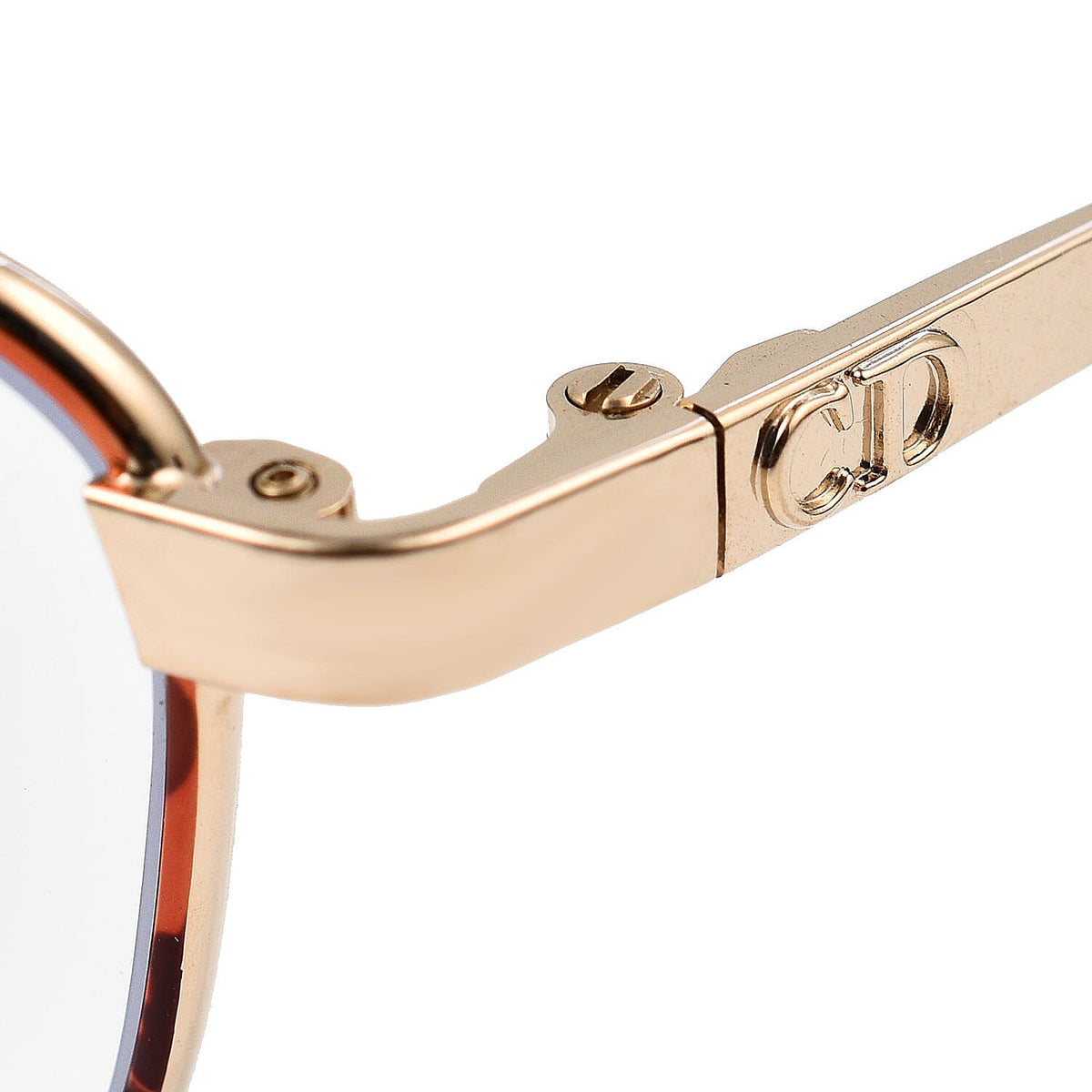 Christian Dior Rectangular Metal Tort Frame Readers (Power 4.0) - Golden 7726109 1