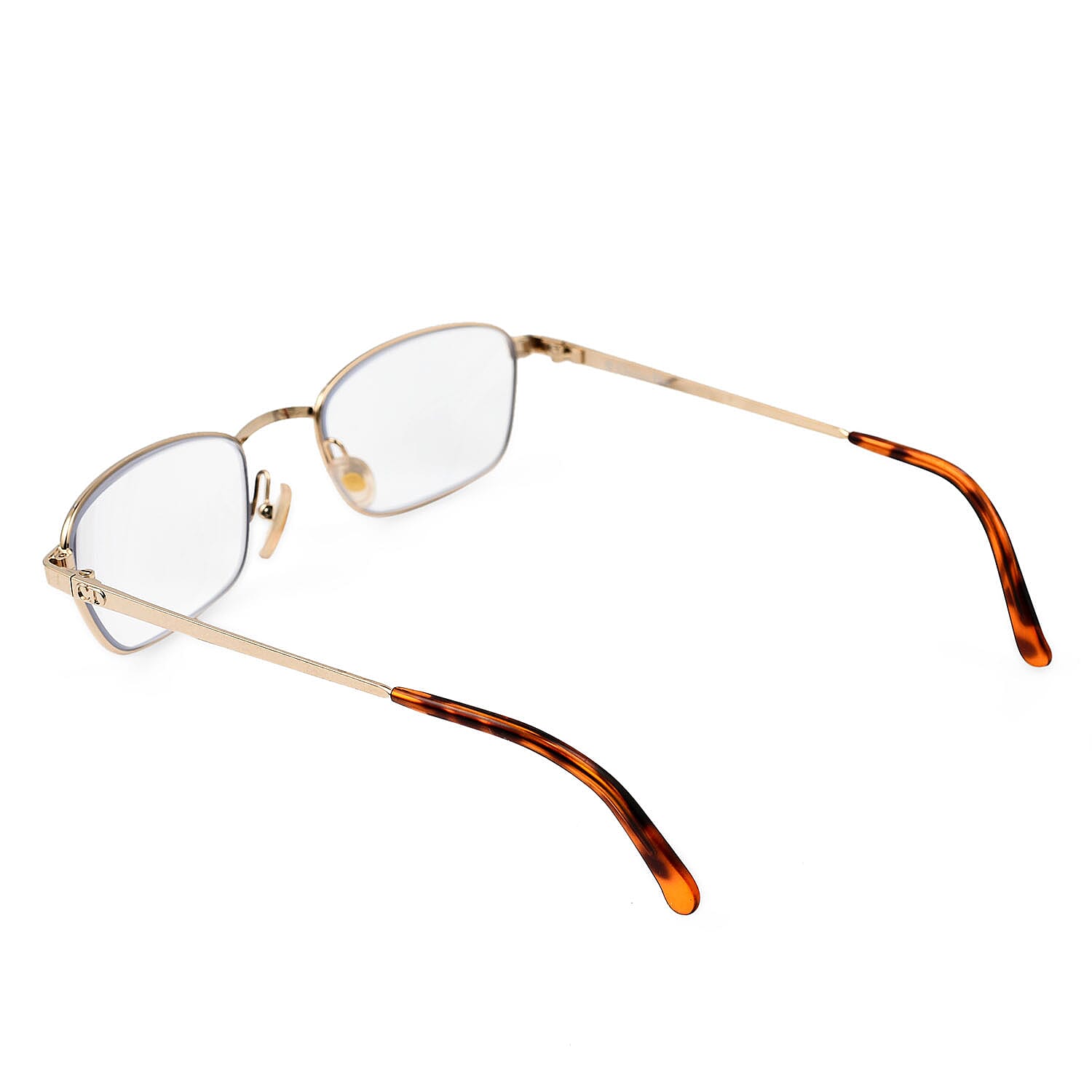 Christian Dior Rectangular Metal Tort Frame Readers (Power 4.0) - Golden V32352523 4