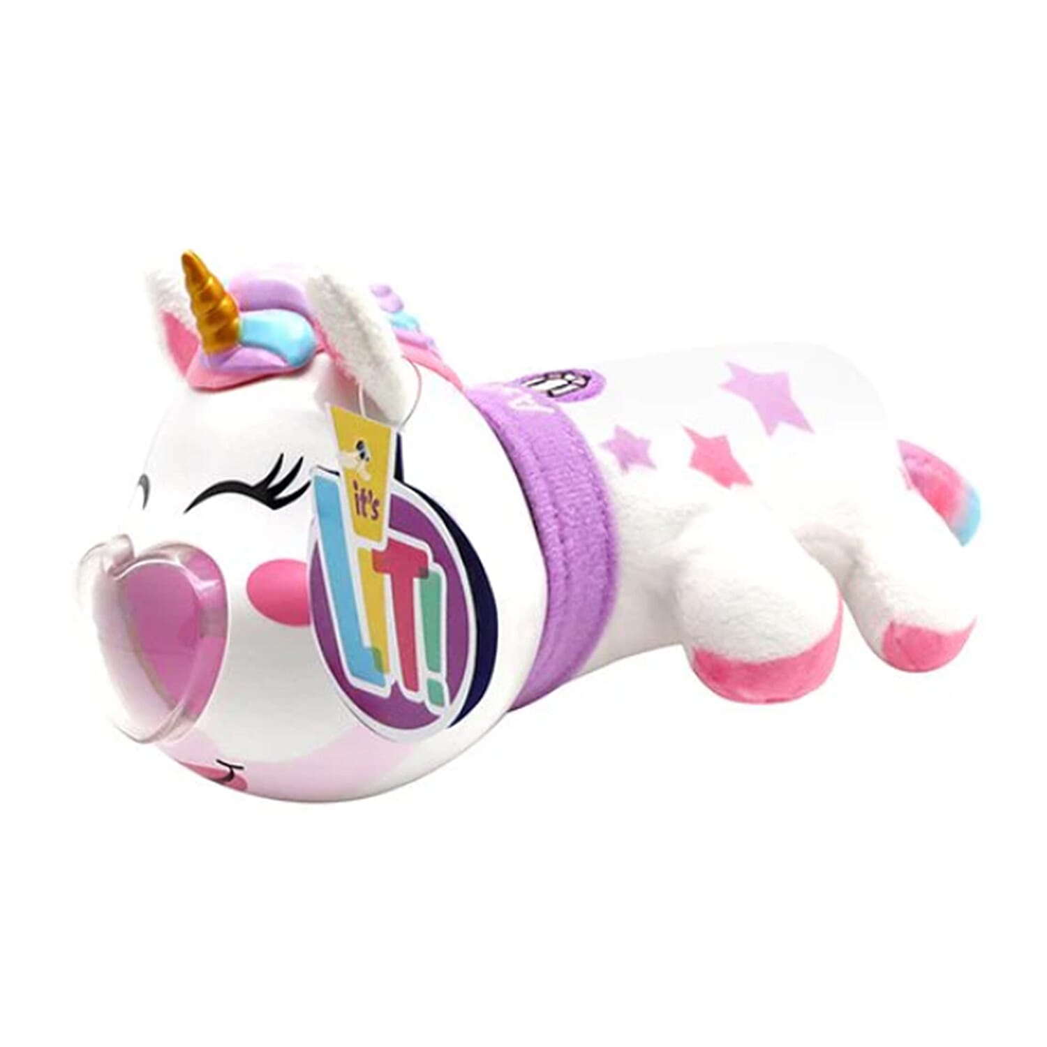 Children Animal Soft Toy Pull Tail to Light up Torch - Unicorn 7652837 0