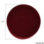 Christmas Dark Red Velvet Solid Earrings Box