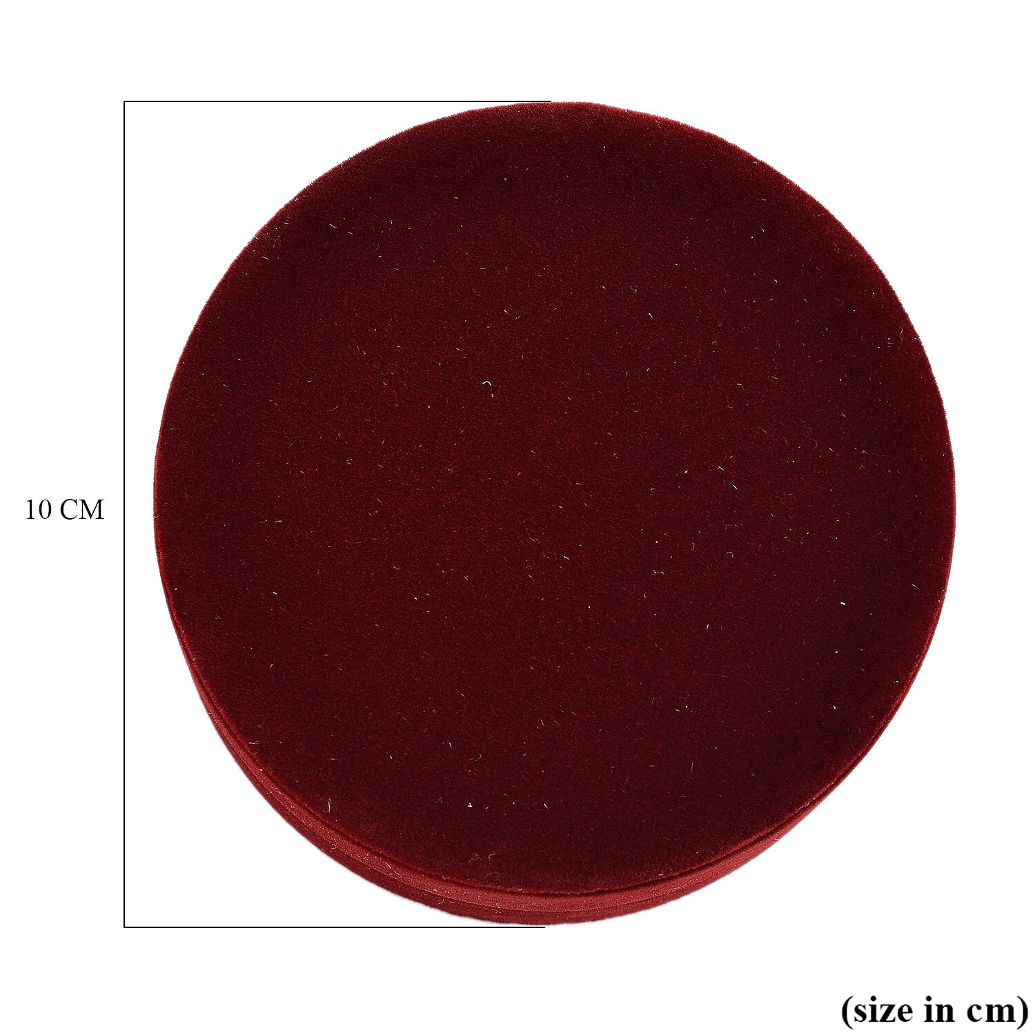 Christmas Dark Red Velvet Solid Earrings box (Size 9x4.5cm) 7979140 3