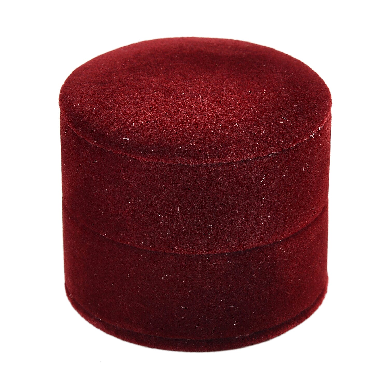 Christmas Dark Red Velvet Solid Ring box (Size 5x5 cm) 7979139 0