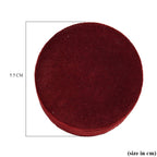 Christmas Dark Red Velvet Solid Ring Box