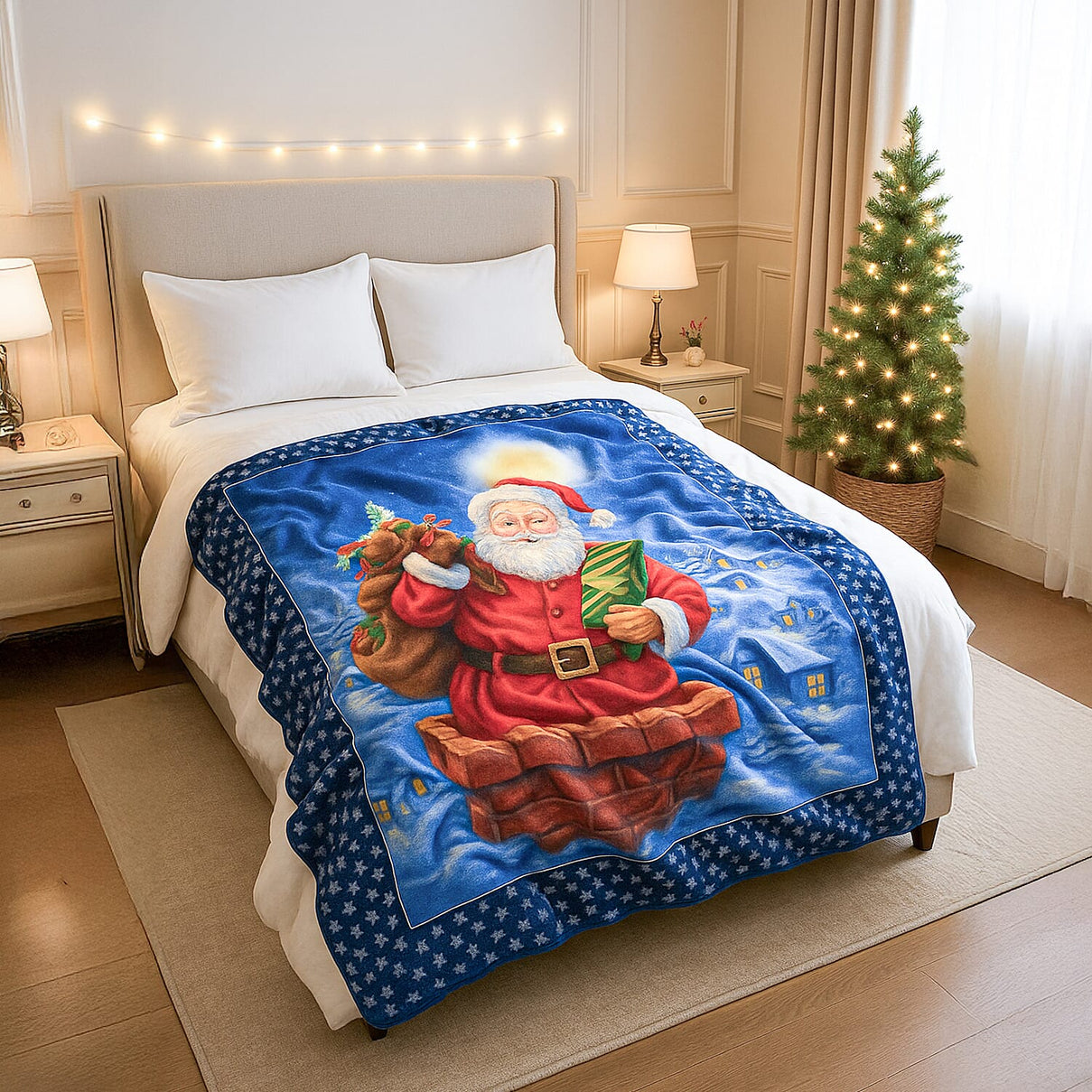 Christmas Digital Printed Cozy Fleece Blanket 8186906 2