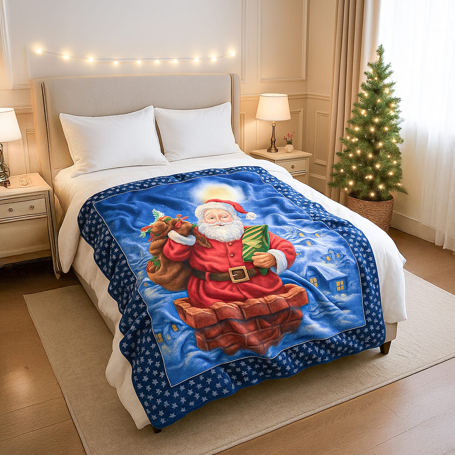 Christmas Digital Printed Cozy Fleece Blanket 8186906 2